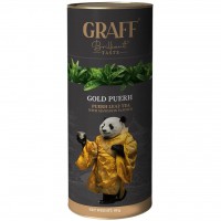 Розсипний чай пуер Graff Gold Puerh «Золотий пуер», 80 г (тубус)