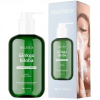 Заспокійливий очищувальний гель Hollyskin Ginkgo Biloba Calming Cleanser з ектрактом гінкго білоба, 200 мл