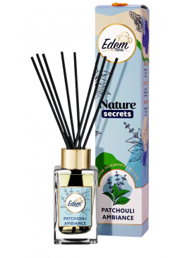 Аромадиффузор с палочками Edem Home Nature Secrets Patchouli Ambiance, 90 мл