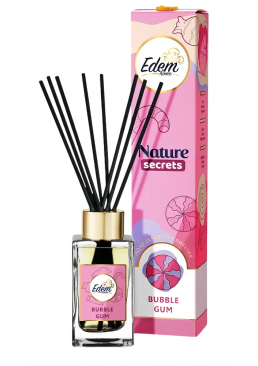 Аромадиффузор с палочками Edem Home Nature Secrets Bubble Gum, 90 мл