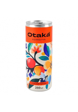 Напій безалкогольний Otaka Комбуча Стиглий персик слабогазований, 250 мл