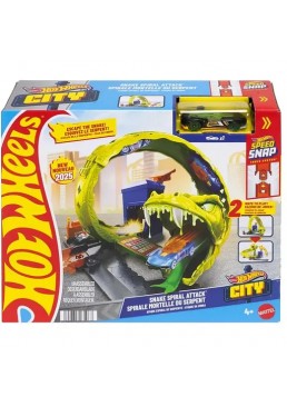 Игровой набор Hot Wheels City "Спиральная атака Змеи"