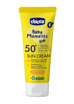 Крем сонцезахисний Chicco Baby Moments Sun SPF 50+, 75 мл