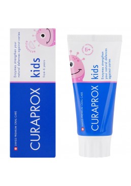 Дитяча зубна паста з фтором Curaprox kids 6+ зі смаком кавуна, 60 мл