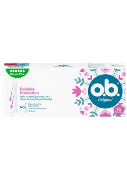 Тампони o.b. Original Super plus (6 крапель), 16 шт