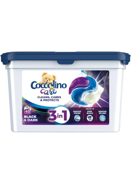 Капсули для прання Coccolino 3в1 Black&Dark, 40 шт