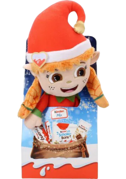 Новорічний набір солодощів Kinder Maxi Mix Ельф дівчинка, 133 г