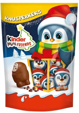 Набор конфет Kinder Mini Friends Knusperkeks с шоколадным печеньем, 122 г