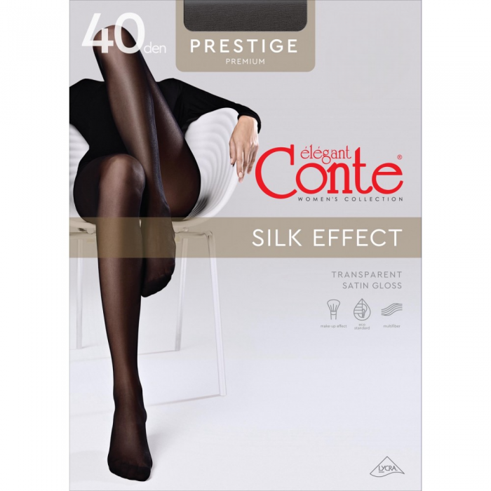 Колготки Conte Prestige 40 Den Mocca, 4 розмір - 