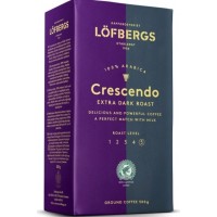 Кофе молотый Lofbergs Crescendo Extra Dark Roast, 500 г 