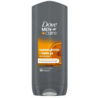 Гель для душу Dove Men+Care Сандалове дерево+ваніль, 400 мл