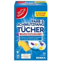 Салфетки G&G Edeka для улавливания цвета во время стирки,  50 шт