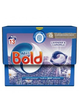 Универсальные капсулы для стирки Bold All-in-1 Pods Lavendar & Camomile, 13 шт