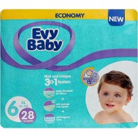 Підгузки дитячі Evy Baby 6 (16+кг), 28 шт