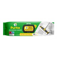 Салфетки влажные Purfix «EXTRA» для уборки пола, 50 шт