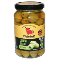 Оливки зелені El Toro Rojo без кісточки, 340 г