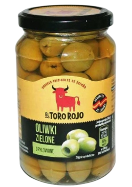 Оливки зеленые El Toro Rojo без косточки, 340 г