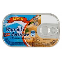 Печень трески M&K Watrobki Dorszowe, 115 г