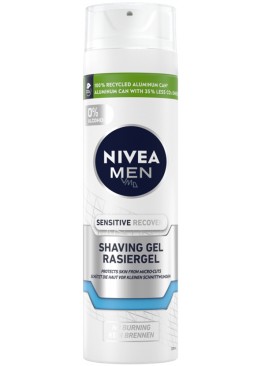 Гель для бритья Nivea Men Sensitive Recovery для чувствительной кожи, 200 мл