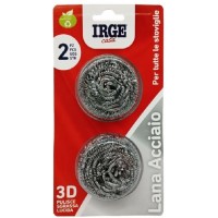 Шкребок металлический для мытья посуды Irge 3D, 2 шт