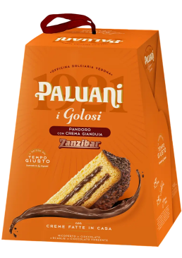 Панетон Pandoro з шоколадно-горіховим кремом, 750 г