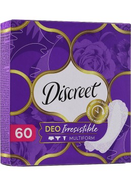 Щоденні гігієнічні прокладки Deo Irresistible Multiform, 60 шт