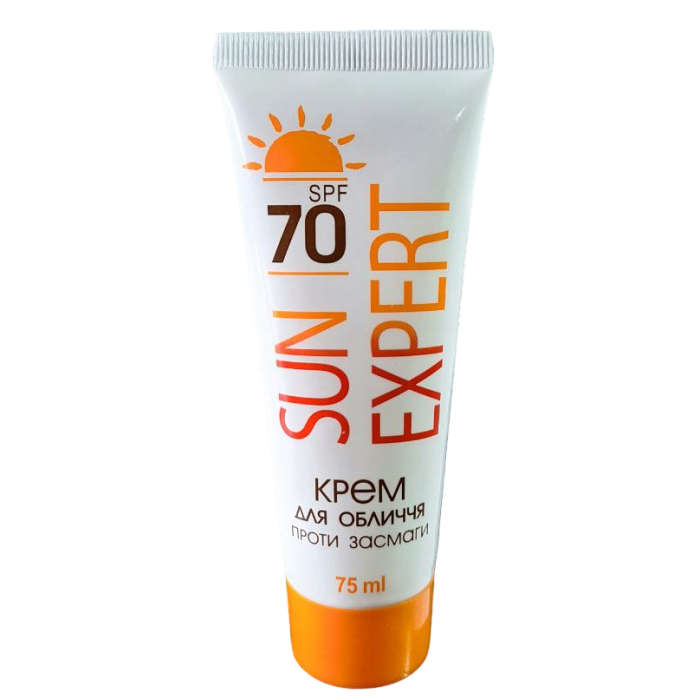 Крем для лица против загара Sun Expert, SPF-70, 75мл - 