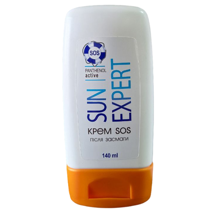 Крем SOS после загара Sun Expert, Panthenol-active, 140мл - 