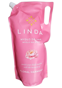 Жидкое крем-мыло Linda Цветочная гармония (запаска), 1 л