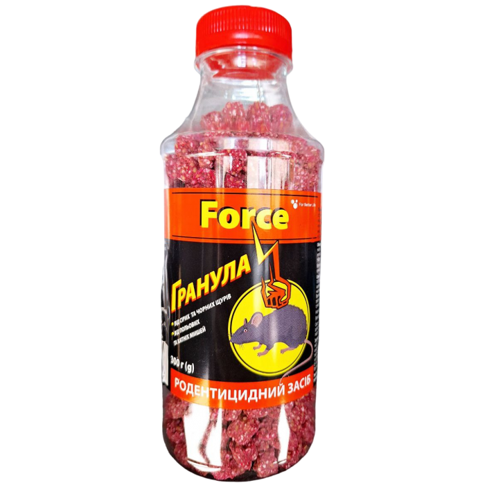 Гранули від пацюків Force, 300 г - 