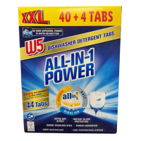 Таблетки для посудомийних машин W5 All-in-1 Tabs XXl все в одному, 44 шт  