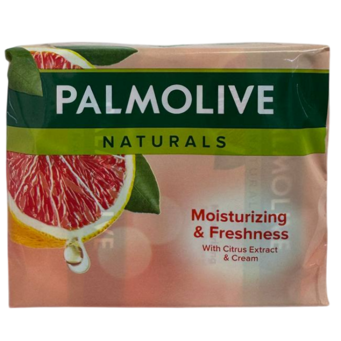 Тверде мило Palmolive Naturals з цитрусовим ароматом та кремом, 4х90г - 