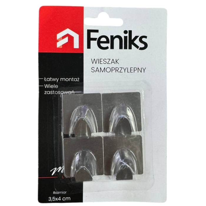 Набор металлических крючков Feniks, 4 шт - 