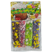 Посипка кондитерська мікс з 4 стіків, 20 г