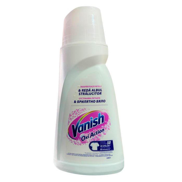Плямовивідник Vanish Oxi action для білих тканин 1 л - 