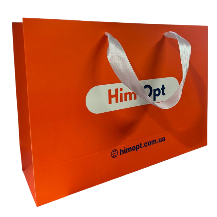 Фирменный пакет HimOpt, 34х24х10 см - 