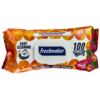  Влажные салфетки для уборки Freshmaker Floral scent, 100 шт