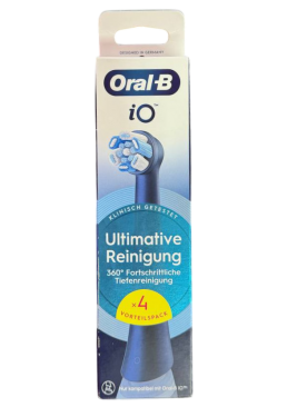 Насадки для електричної зубної щітки Oral-B iO Ultimative Reinigung,  4 шт (сині)