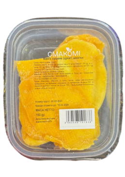 Манго натуральное сушеное, 150 г 