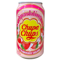 Напиток Chupa Chups Strawberry&Cream, газированный, 345 мл