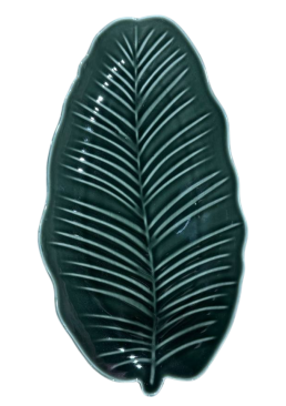 Блюдо Limited Edition Leaf Green, 30x16.8 см