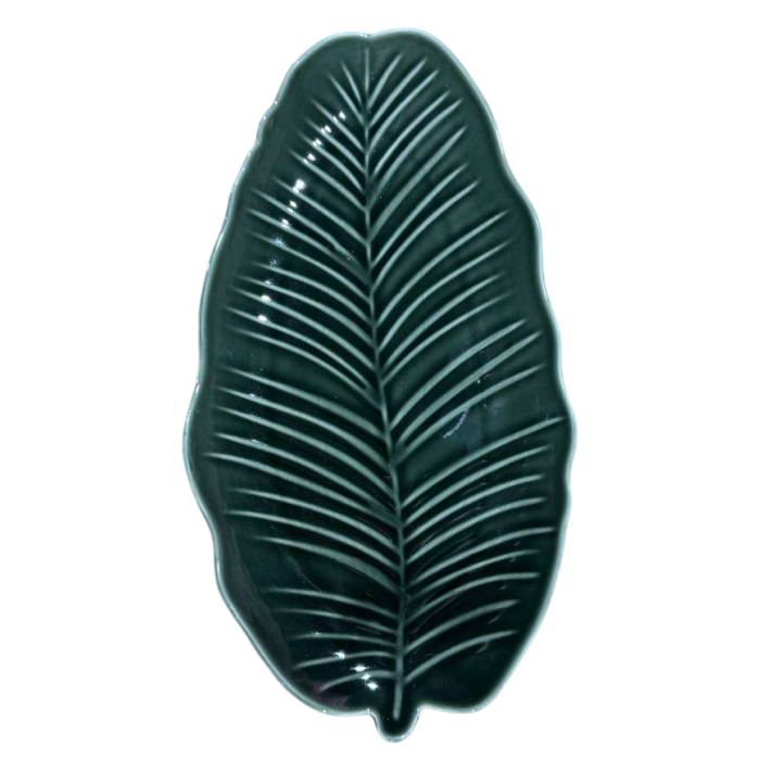 Блюдо Limited Edition Leaf Green, 30x16.8 см - 