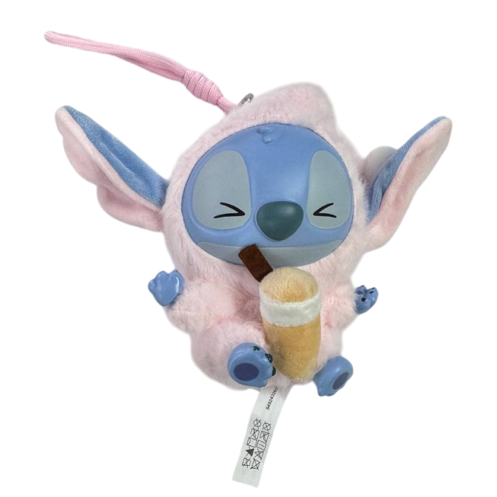 Мягкая игрушка Stitch плюшевый брелок на сумку, 15 см (без коробки) - 
