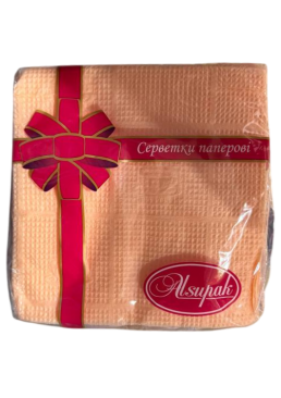 Серветки Alsupak персик, 40 шт