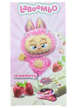 Шоколад Laboombo Chocolate Strawberry & Popping Candy, 75 г