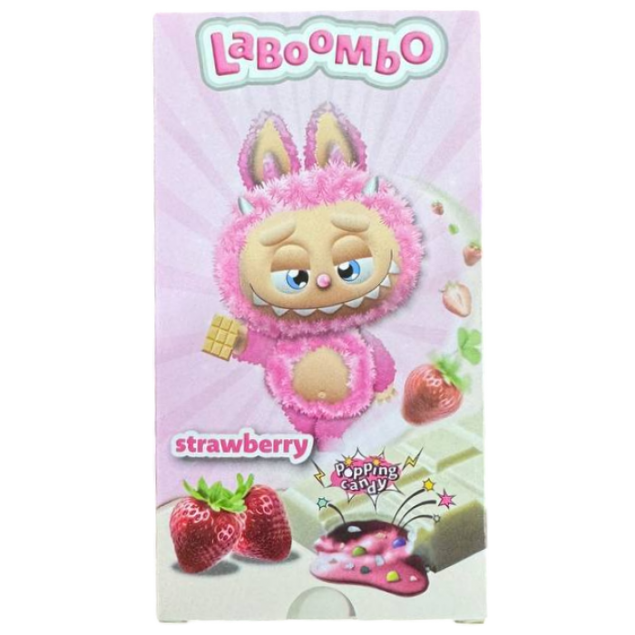 Шоколад Laboombo Chocolate Strawberry & Popping Candy, 75 г - 