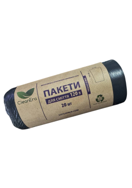 Пакеты для мусора CleanEra, 120 л (20 шт)
