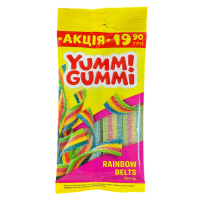 Конфеты желейные Roshen Yummi Gummi Rainbow Belts, 70 г