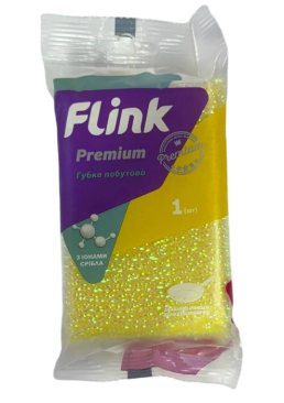 Губка кухонная Flink Premium с ионами серебра