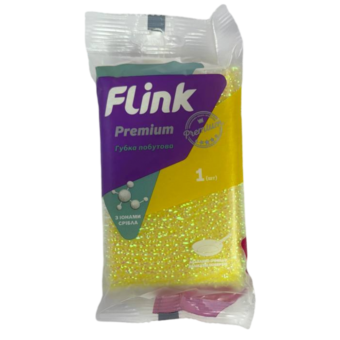 Губка кухонна Flink Premium з іонами срібла - 